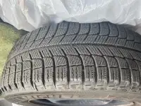 Michelin X-Ice Winter tires  195/65/R15  on Rims 