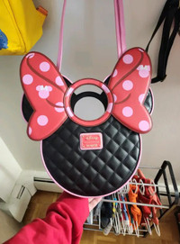 Loungefly Disney Minnie Mouse Quilted Bow Crossbody