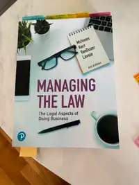 Managing The Law: The Legal Aspects Of Doing Business Textbook