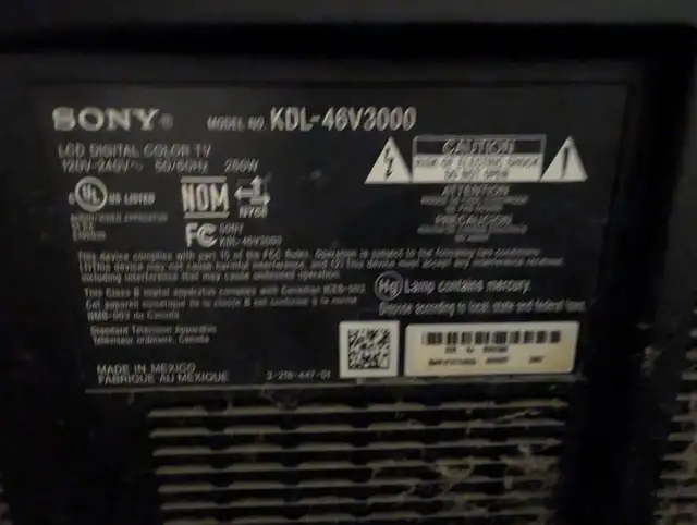 Sony 46" LCD 1080p TV in TVs in Ottawa - Image 3