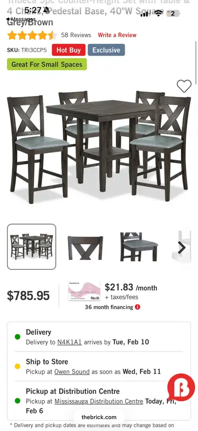 Brand new dining table, View more