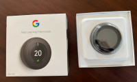 Google Nest Learning Thermostat (3rd Generation) - Black