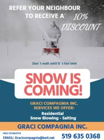 Residential Snow Removal Services - Serving the Kitchener Area, View more