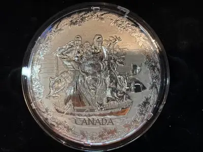 2007 $250 Early Canada - Pure Silver Kilo Coin, View more