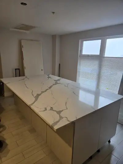 8 ft. x 5 ft. Quartz Countertop and Cabinets, View more