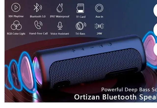 Ortizan M7 Bluetooth Speaker63860082461315123