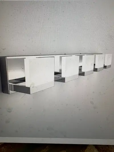 Tipace 5 Lights Modern LED Vanity Light Chrome Stainless Steel Up and Down Bathroom Lighting Fixture...