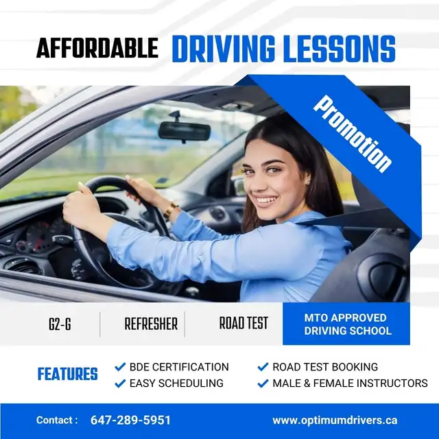 Best Driving Lessons through Expert Male & Female Instructors