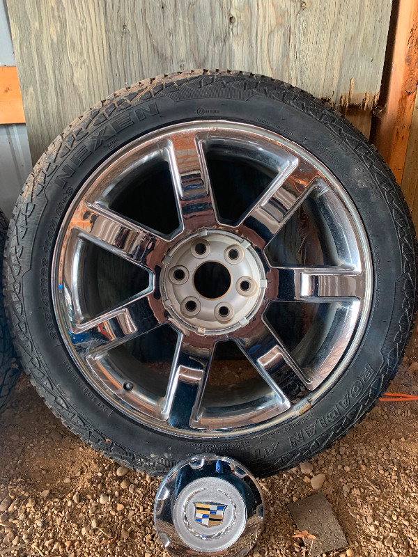 Escalade 22 inch rims and tires in Tires & Rims in Prince Albert - Image 4