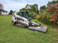 Skid steer for hire.