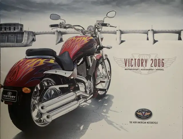 2006 Victory Motorcycles Orig. 26 Pg Dealer Brochure  in Arts & Collectibles in North Bay - Image 2