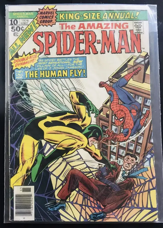 The Amazing Spider-man 1976 #10, 1st App of the Human Fly in Comics & Graphic Novels in Brantford - Image 2