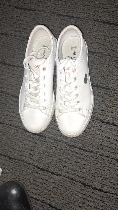 2 KIDS SHOES - LACOSTE & AIR JORDAN EXCELLENT CONDITION, View more