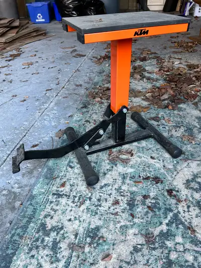 Ktm and generic dirtbike stands. $55 each.