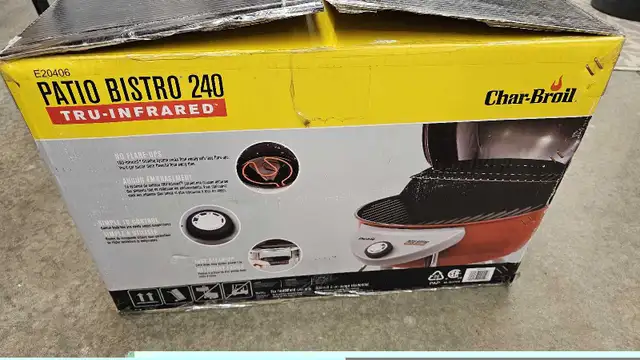 Char-Broil TRU-Infrared Patio Bistro Electric Grill, Red in BBQs & Outdoor Cooking in Calgary - Image 5