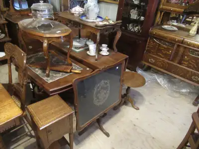 ꧂ Antiques  ꧂ Selection of SIDE TABLES, cedar chests,  plus, View more