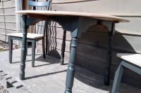 Solid Wood Table and 4 Chairs