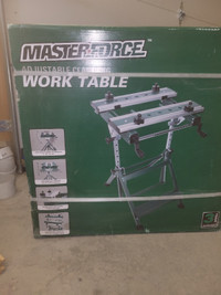 Adjustable work table Masterforce