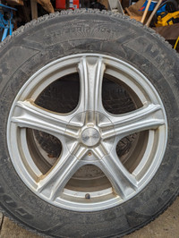 17" Winter alloy rims w/snow tires