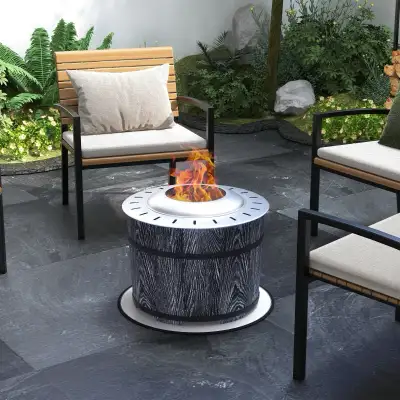 Smokeless Fire Pit, Portable Camping Bonfire Stove with Mat, View more