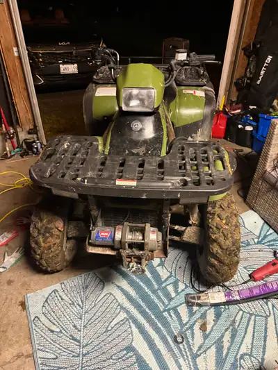 Comes with plow, will trade for an atv or bike Needs work done on it Will run but valves get stuck S...