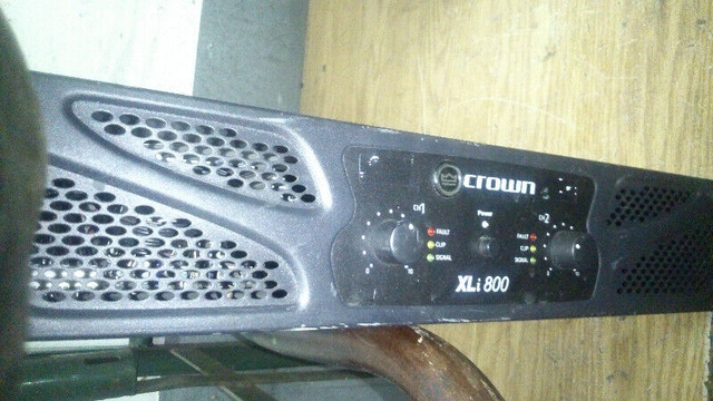 Crown Pro XLi800 600w 2 Channel DJ/PA Power Amplifier Profession dans Équipement pour DJ et sonorisation  à Ville de Montréal