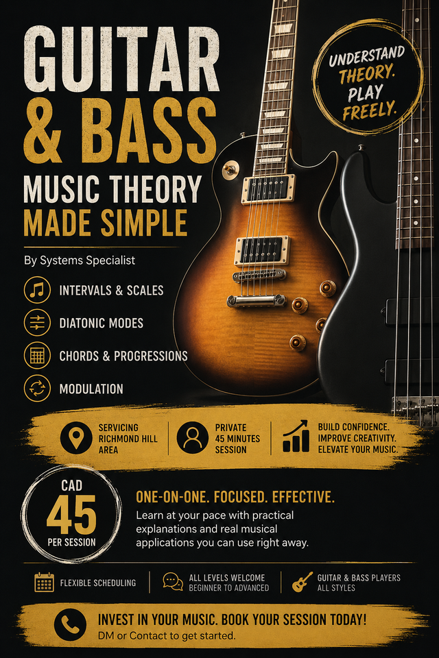 Music Theory Simplified / Guitar & Bass