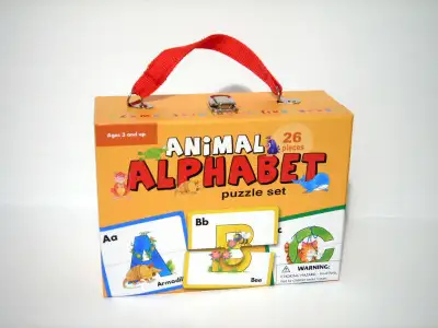 Learn the ABC's with one of the original "Lunchbox Learning Puzzle" Sets (no longer in production, v...