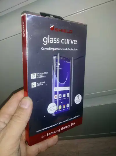 ZAGG InvisibleShield Glass Curved for Samsung Galaxy S8 Plus, View more