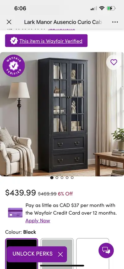 78.7" luxury very tall Dining Cabinet, stylish 2 door 2 drawers , View more