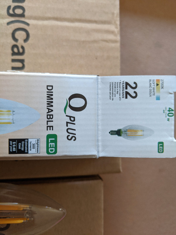 E12 Dimmable LED lights- Brand New in Indoor Lighting & Fans in Mississauga / Peel Region - Image 3