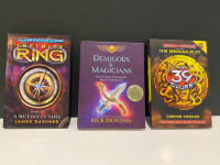 3 Books, The Medusa Plot, Demigods &Magicians, Infinity Ring