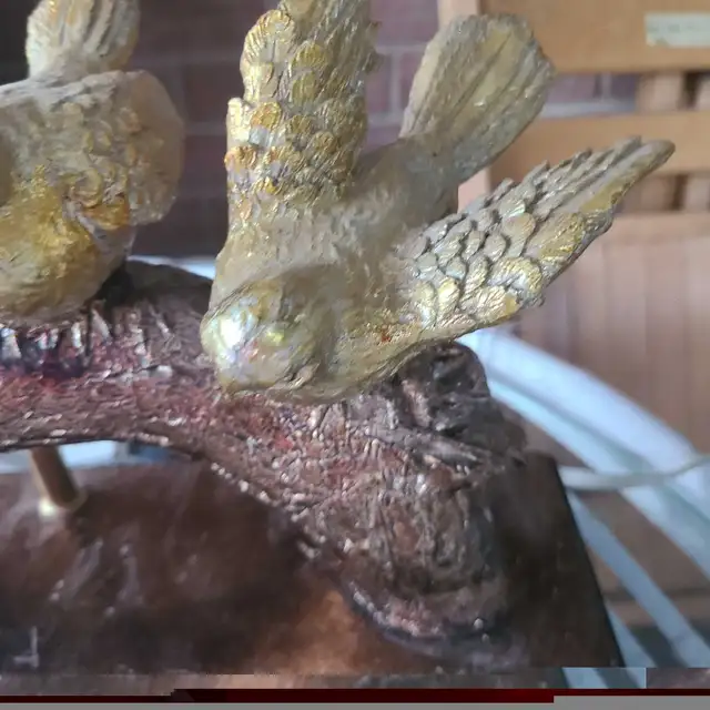 Lamp, Three Bird Brass & wood, working in Indoor Lighting & Fans in Mississauga / Peel Region - Image 6