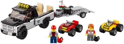 100% Complete Lego City Set Item #60148 / 239 Pieces ATV Race Team - All the pieces, minifigures, st...