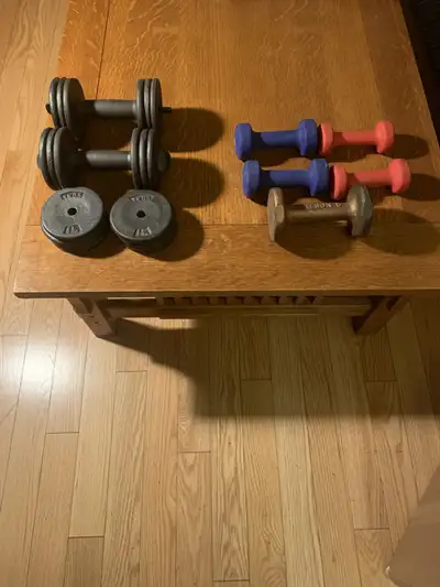 York Steel Dumbbells With Weights, View more
