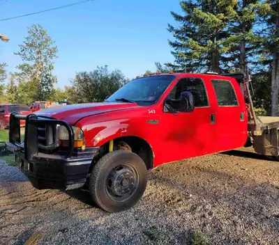 1999 Ford F-450 7.3L Powerstroke – 5 Speed 4x4 – Rust Free 250,000 km • Crew Cab (6 passenger) • 4x4...