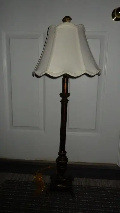 BRONZE TABLE LAMP, View more