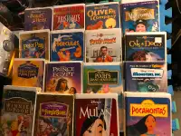 Disney VHS video cassettes and other genre VHS collection