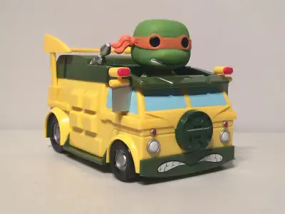 TMNT Teenage Mutant Ninja Turtles Funko Pop Party Wagon Van Mike, View more