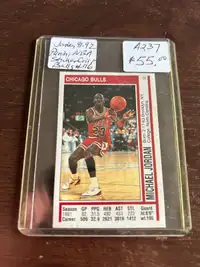 Michael Jordan 1991-92 Panini #116 Bulls Sharp Showcase 267