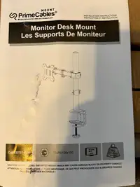 Single monitor arm.