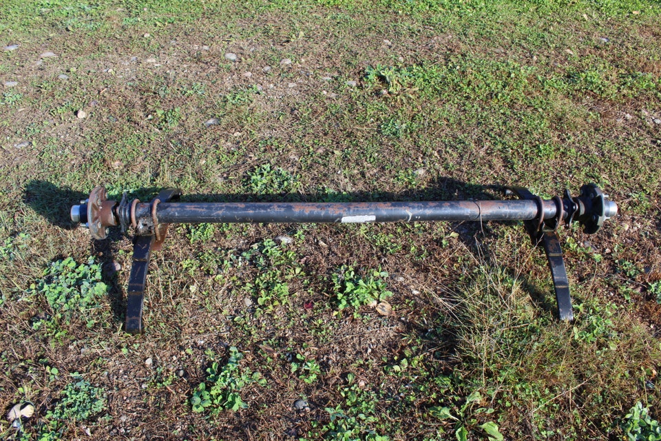 New Trailer Axle- comes with project trailer and boat | Cargo & Utility ...