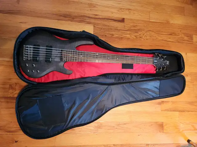 ESP LTD B-206SM 6 String Electric Bass! W/Gigbag! FREE SHIPPING! in Guitars in Calgary - Image 2