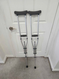 New Walking Crutches with Underarm Pad and Handgrip for Adult