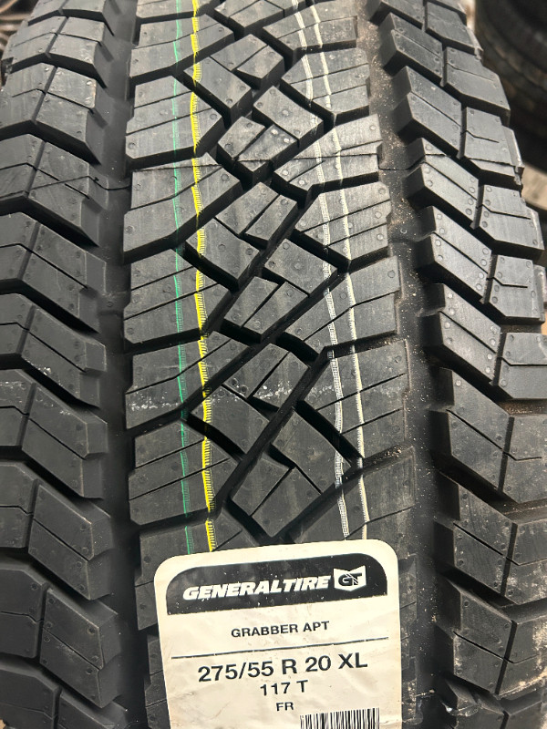 4 Brand New General Grabber APT 275/55R20 XL 4 Season tires in Tires & Rims in Ottawa - Image 2