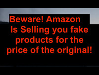 AMAZON sells copy products for the real ones. Research It: