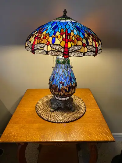 Stained Glass Table Lamp, View more