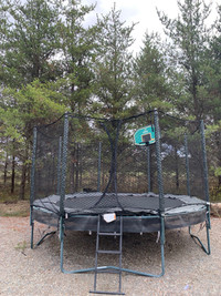 Alleyoop 14ft double bounce trampoline 