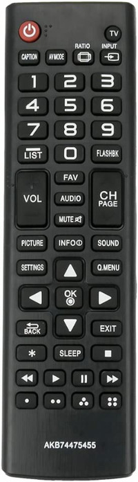 LG TV Remote Control - AKB74475455