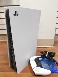 PS5 500GB Disc Version With Controller and One Game